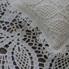 Hollow Lace Round Blanket + Pillow Suit Baby Photography Props(Light Green)