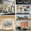 Self-Adhesive Heat-Resistant Oil-Proof Stickers Household Kitchen Stove Tile Wall Stickers, Specification: LZ-020(40x80cm)