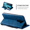 For Xiaomi Redmi Note 8 Pro Skin Feel Splicing Horizontal Flip Leather Case with Holder & Card Slots & Wallet & Photo Frame(Blue)