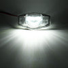 2 PCS DC 12V 2W 120LM 6000K LED License Plate Light 18-SMD 3528 Bulbs Lamps for Honda JAZZ(FIT) 02-17, Odyssay 08-17, Stream 01-05, CR-V 07-17