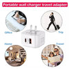 YSY-6087 20W PD + QC 3.0 Dual Ports Travel Charger Power Adapter, UK Plug