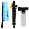 Car Wash Brush Head Soft Bristle Long Handle Brush Spray Foam Bottle Set(3 In 1)
