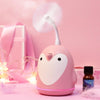 220ml Aroma Humidifier Cute Penguin USB Air Diffuser Home Office Car Mist Maker Air Purifier(Blue)