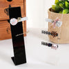 4pcs YX033 Acrylic Hair Clip Storage Display Stand(Black)