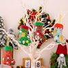 Christmas Tree Decoration Pendants Christmas Stock Shaped Tinplate Gift Box, Style: Gingerbread Man