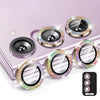 For Samsung Galaxy S25+ 5G ENKAY Hat-Prince 9H Rear Camera Lens Glitter Aluminium Alloy Tempered Glass Film(Colorful)