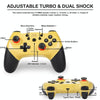 6-axis Bluetooth Joypad Gamepad Game Controller for Switch Pro(Yellow)