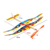 DIY Assemble Rubber Powered Model Plane Glider Aircraft Toy Educational Toys, Random Style Delivery