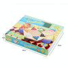 Traditional Hexagon Wooden Children Puzzle Checkers Family Game Set