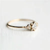 Geometric Square Rings for Women Wedding Rhinestone Finger Rings Charm Jewelry, Ring Size:10