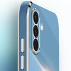 For Samsung Galaxy A36 5G XINLI Straight Edge 6D Electroplate TPU Phone Case with Ring Holder(Mint Green)