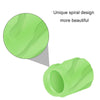 4pcs /Set Luminous Car Motorcycle Tire Modified Valve Cap, Color: Green Red Skull
