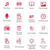 M22 Portable Bluetooth Touch Screen MP3 Player Recorder E-Book, Memory Capacity: 32GB(Black)