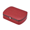 Portable Large Capacity Ring Necklace Jewelry Storage Box(Red)