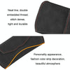 Car Sun Visor Multifunctional Glasses Case Card Storage Bracket(Mocha Brown)
