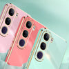 For vivo V40 Lite 5G XINLI Straight 6D Plating Gold Edge TPU Phone Case(White)
