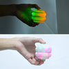 3 PCS Rotating Glowing Octagonal Silicone Ball Educational Toys, Specification: Not Glow(Pink Green)