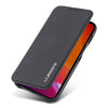 For iPhone 12 mini LC.IMEEKE Hon Ancient Series Horizontal Flip Leather Case with Holder & Card Slot(Black)