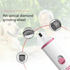 Electric Pet Nail Grinder - Rechargeable, Quiet, Safe (Black)