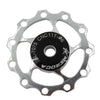 MEROCA Metal Bearings Mountain Bike Road Bike Rear Derailleur Guide Wheel 11T/13T Guide Wheel, Specification:11T, Color:Silver