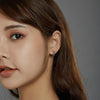 S925 Sterling Silver Simple Hollow Chain Women Earrings