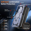 For Samsung Galaxy A36 5G Cooling MagSafe Holder Phone Case(Light Blue)