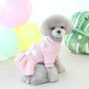 Pink Dog Skirt, Small (1.25-8kg), Pomeranian/Bichon, Warm