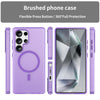 For Samsung Galaxy S25 Ultra MagSafe Frosted Translucent TPU + PC Full Coverage Phone Case(Dark Purple)