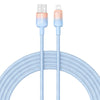 Baseus Discolor Series 2.4A USB to 8 Pin Fast Charging Cable, Cable Length:2m(Blue)