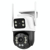 QX101 6MP Dual WiFi Security Camera System, Night Vision (UK Plug)