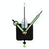 Shaft Length 18.5mm Quartz Clock Silent Movement + Luminous Hands DIY Kit,Spec: Movement+3 Sets Needles