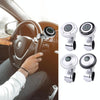 Car Steering Wheel Booster Ball Assist With Compass(B Model Black)