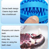 Dog Rope Chew Toy with Treat Ball - Sky Blue