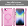 For iPhone SE 2022 / 2020 / 8 MagSafe Frosted Translucent TPU + PC Full Coverage Phone Case(Pink)