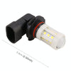 2 PCS 9006 4.5W DC 12V 6000K 360LM Car Auto Ceramics Fog Light 18LEDs SMD-3030 Lamps, with Projector Lens(White Light)