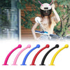 4PCS Motorcycle Helmet Soft Silicone Tentacle Sucker Decoration(Black)