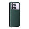 For Redmi K70 Carbon Fiber Texture Flip Leather Phone Case(Green)
