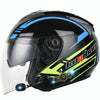 KUQIBAO Motorcycle Smart Bluetooth Sun Protection Double Lens Safety Helmet, Size: M(Glossy Black Phantom Fiber)