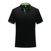 Thin Lapel Short-Sleeved POLO Shirts Group Workwear Advertising Shirts, Size: S(Black)
