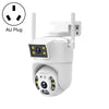 2MP Dual Lens WiFi Security Camera Outdoor PTZ CCTV 360° AU Plug