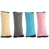 5pcs Children Car Seat Belt Protective Cover Thickened Plush Shoulder Pillow(Gray)