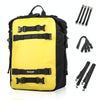 Rhinowalk Multi-Function Motorcycle Rear Seat Bag Combination Rear Shelf Pannier, Colour: Yellow 30L
