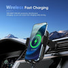 Fast Charging Retractable Recharging Cell Phone Holder With Wireless CarPlay Android Auto Function(Standard)