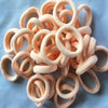 20pcs / Pack Girls Kids Rubber Bands Ponytail Holder Elastic Hair Bands(Fleshcolor)