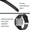 SKMEI 1998 Transparent Shell Ice Sensor Outdoor Sports Waterproof Multi-function Watch(White)