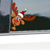 Santa Claus Elk Car Window Decorative Stickers Car Side Window Bumper Decal, Model: B Model 13 x 11cm
