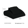 10x9.5x5.5cm Activity Necklace Seat Black Microfiber Necklace Ring Jewelry Display Live Jewelry Prop Rack