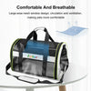FUNADD Foldable Pet Carrier Bag, Grey - Breathable, for Small Dogs & Cats
