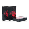 2pairs 54pcs Waterproof Plastic Poker Table Games Cards PVC Magic Playing Cards(Red)