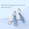Baseus Pudding Series 20W Type-C to 8 Pin Fast Charging Data Cable, Length:1.2m(White)